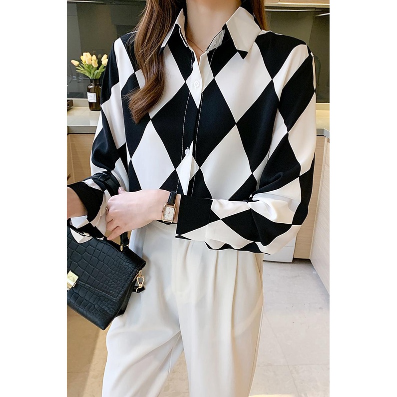 Áo Sơ Mi chiffon Dài Tay Chống Nắng Thiết Kế Mới Thời Trang Mùa Xuân Theo Phong Cách Hàn Quốc Cho