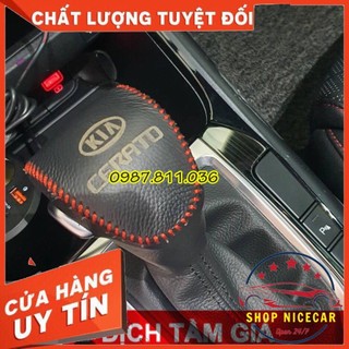 Bọc cần số, tay phanh xe kia cerato/k3/carenssố tự động 2019-2023