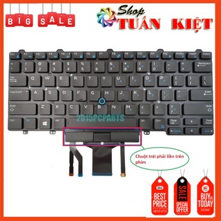 Bàn phím laptop dell latitude e7450 e5450 e7470 e5470 e5490 e7480 e7490 latitude 5470 5490 5480 - bảo hành đổi mới