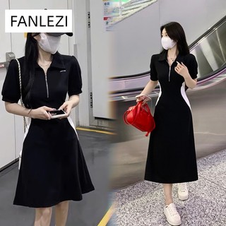 FANLEZI Chic váy nữ Đầm Body Cho thời váy thời trang hàn quốc Popular Trendy WLQ23B045G 1Z240102