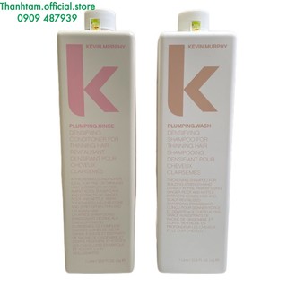 Dầu gội xả cho tóc ít, mỏng, thưa dễ rụng Plumping Kevin.Murphy 1000mlx2 NEW