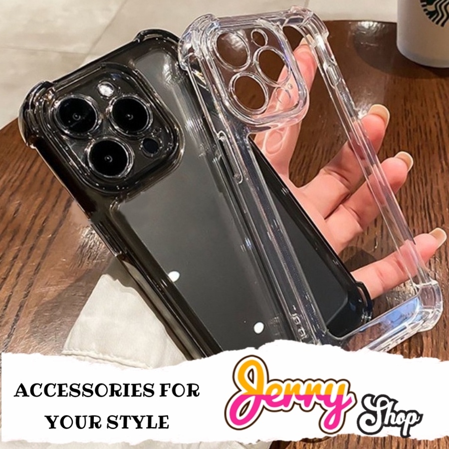 Ốp lưng iphone TPU silicon mềm trong suốt sang trọng chống sốc cho Iphone 7 8 Plus SE X XS XS Max 11 12 13 14 15 Pro Max