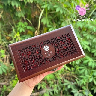 Hộp gỗ đựng kim móc Thất Châm Phường loại chữ nhật