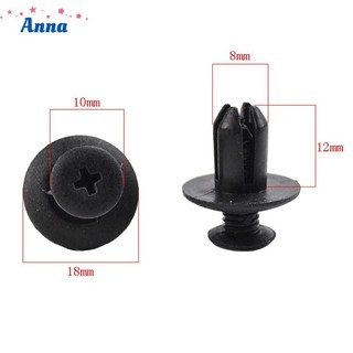 【Anna】Fastener clips Cover Push pins Accessory Black Decor Rivet Replacement