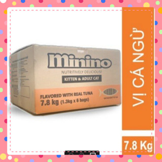 Thùng 6 gói Thức ăn cho mèo mọi lứa tuổi Minino - Petshop Chubby Mew