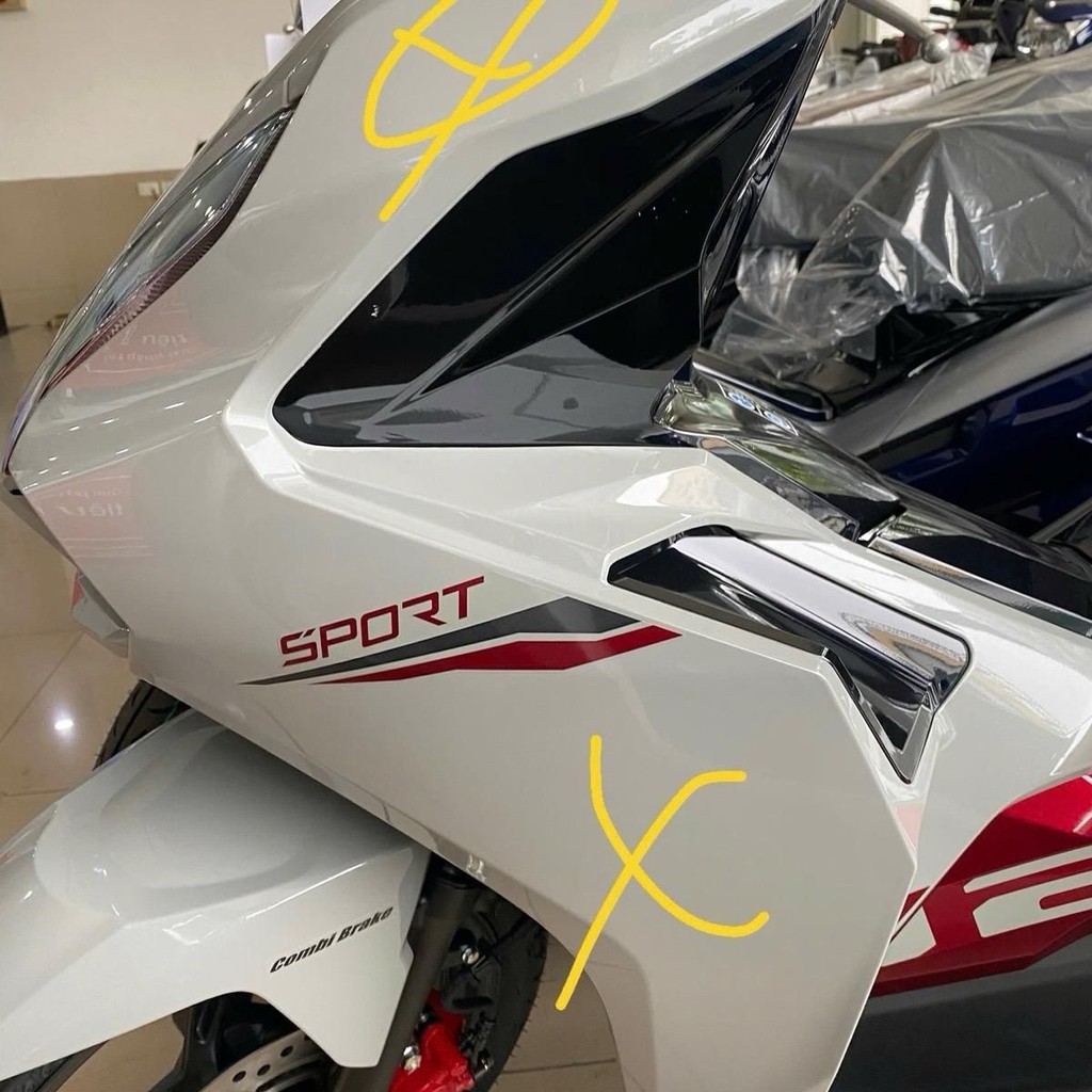 cánh yếm ốp  trước ab 125 ab 160 năm 2025 honda