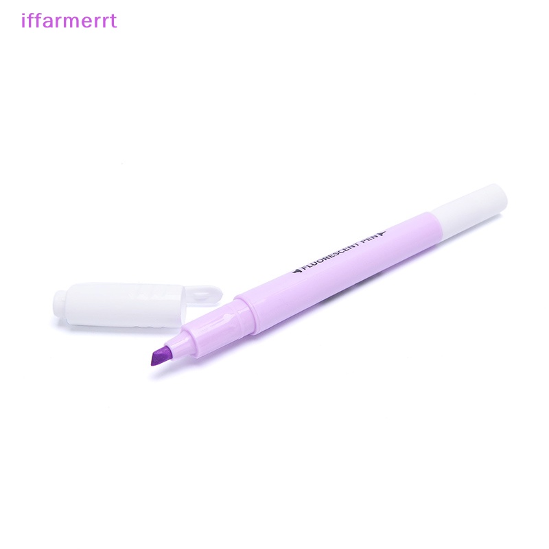 Set 6 Bút Lông Hai Đầu Màu Kẹo Ngọt Dành Cho Học Sinh / Văn Phòng