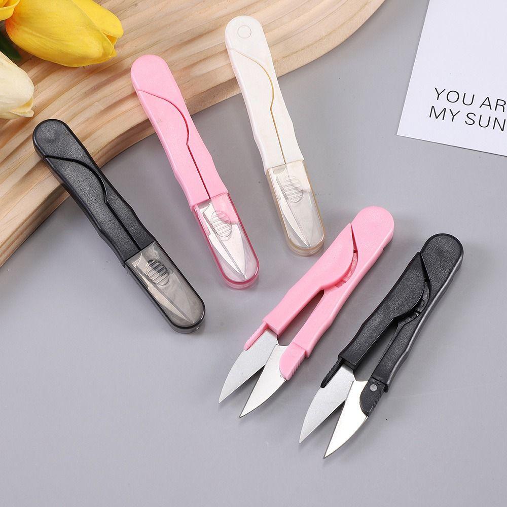 1 Kéo Cắt Chỉ Kim Loại Hình Chữ u mini