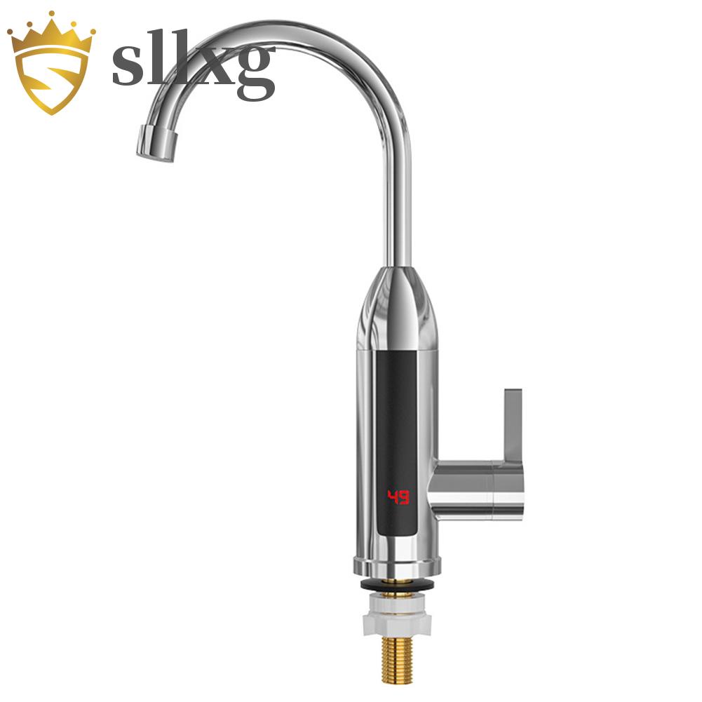 Vòi Nước Nóng Điện Tử Có Màn Hình lcd 3000w 220v Phích Cắm eu