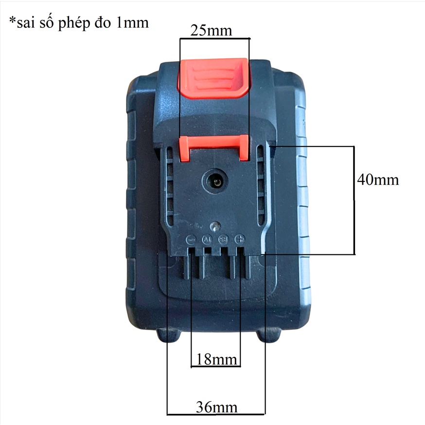 Pin 21V VOTO chính hãng dùng cho máy khoan pin