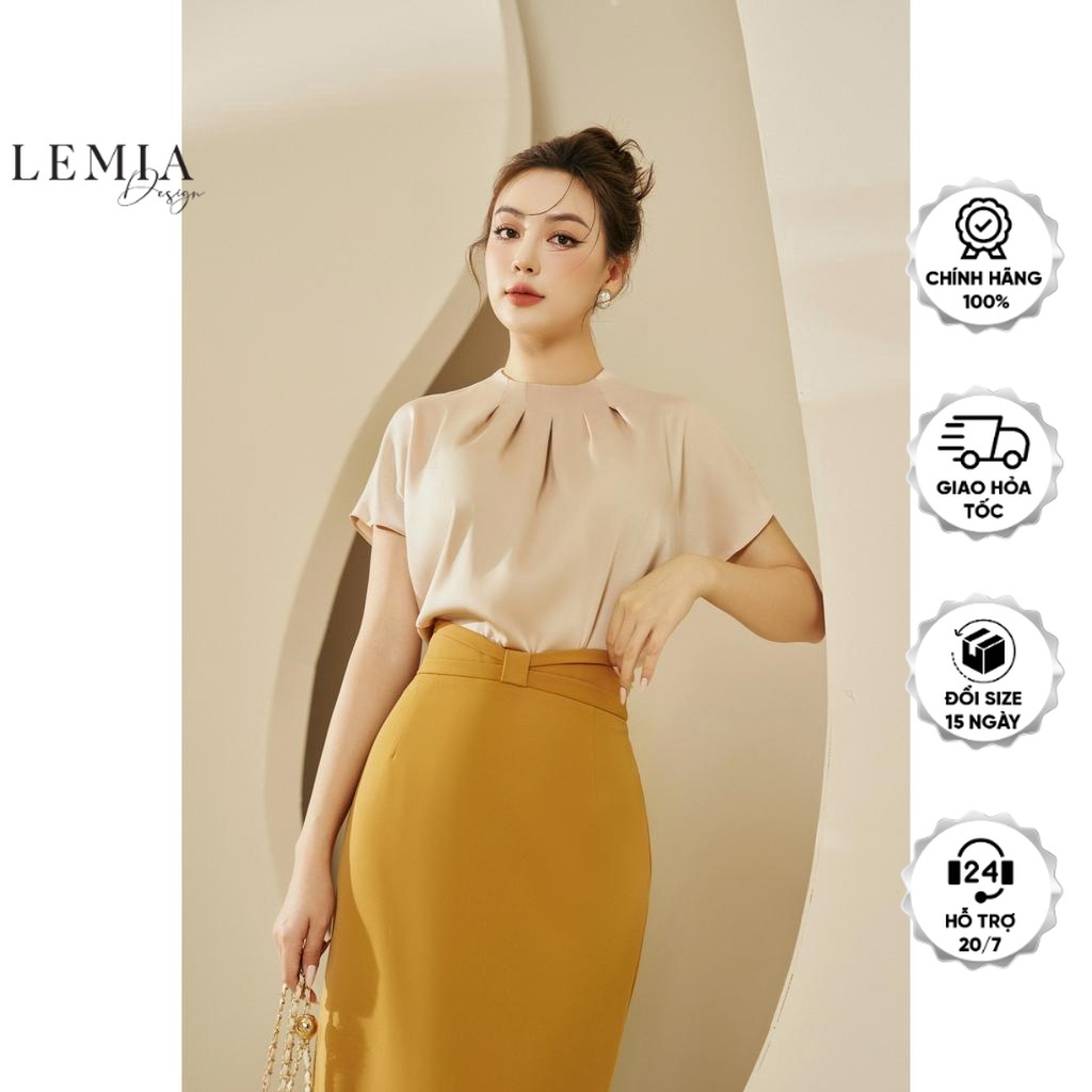 Áo Sơ Mi Khoá Giọt Lệ Thời Trang Thanh Lịch By Lemia Design - La23118