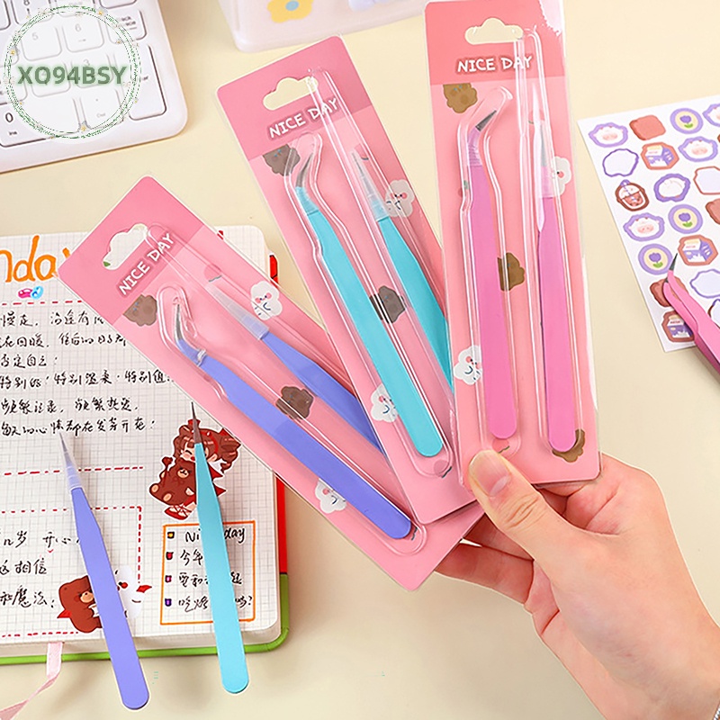 Xo94bsy set 2 Nhíp Làm Bánh Bằng Thép Không Gỉ Chống Tĩnh Điện Cho Nhà Bếp vn