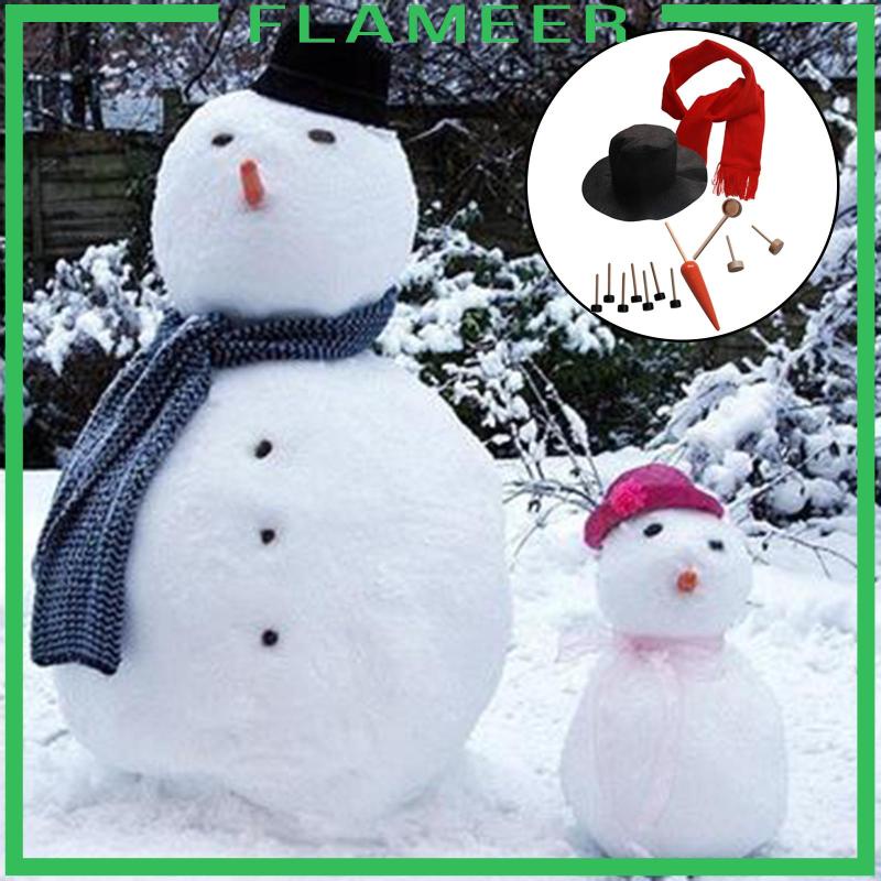 Set Đồ Hóa Trang Người Tuyết Kèm Khăn Choàng Cổ Và Mũ Cho Bé