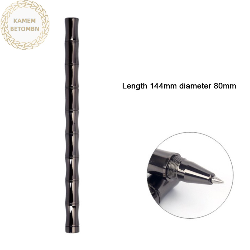 1 Bút Bi Vỏ Đồng Thau Họa Tiết Sáng Tạo