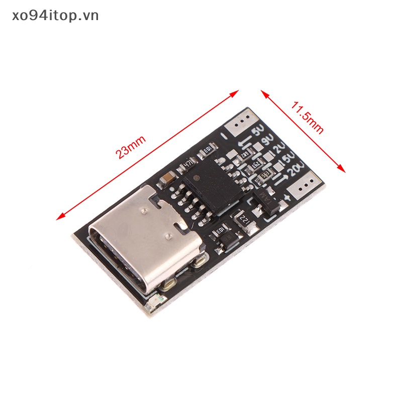 Mô Đun Kích Hoạt Sạc Nhanh usb Loại c pd2.0 pd3.0 9v 12v 15v 20v