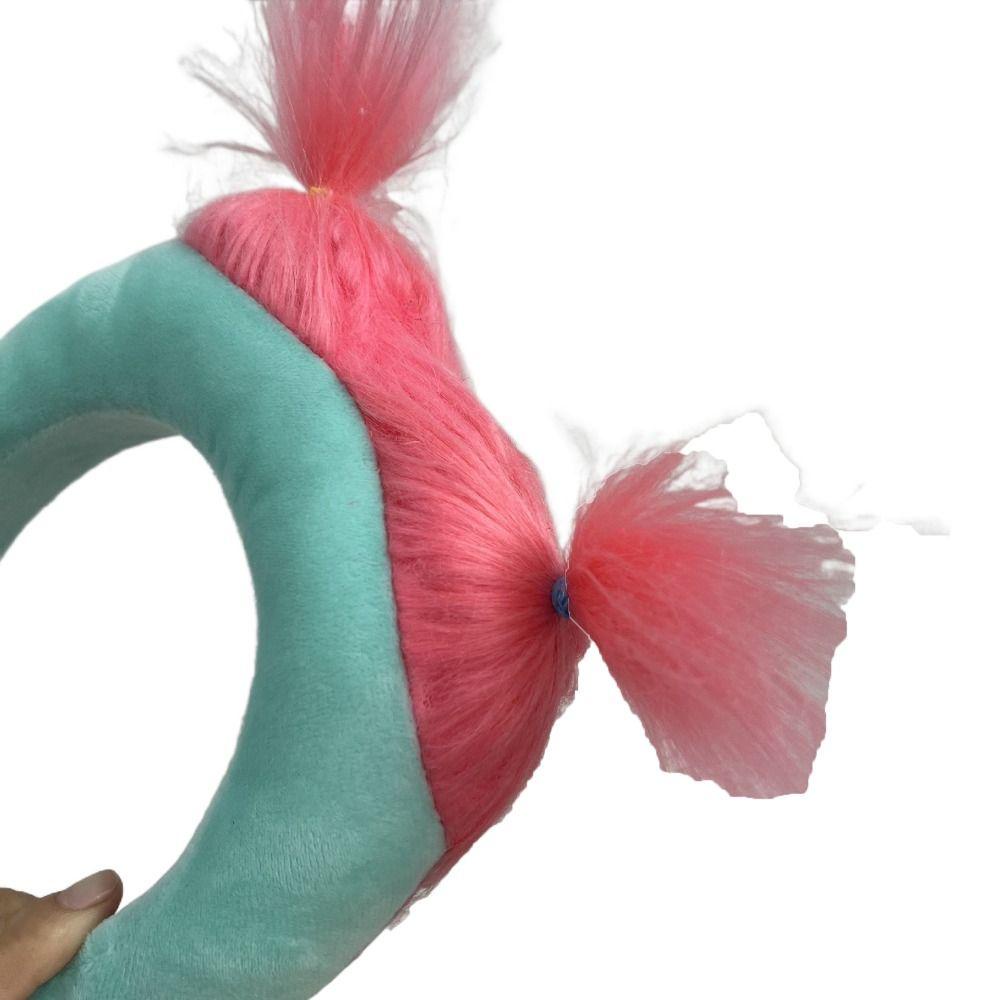 Băng đô cài tóc rửa mặt Vải Lông Hình Búp Bê Hoạt Hình Dễ Thương Vui Nhộn Phong Cách Hàn Quốc 1