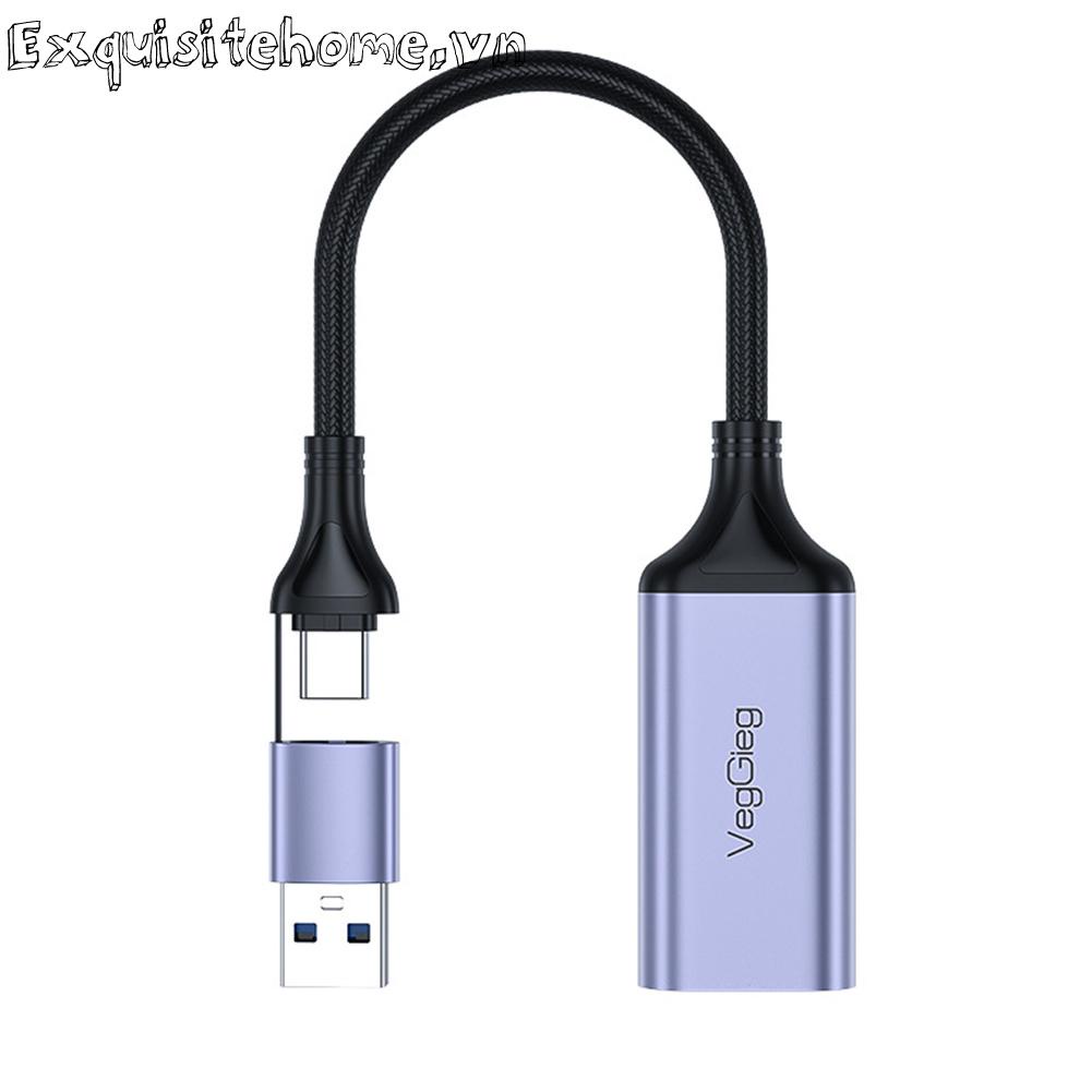 Camera Ghi Hình Video Chơi game Bằng Hợp Kim Nhôm ms2130 Cổng usb / type-c 4k 1080p