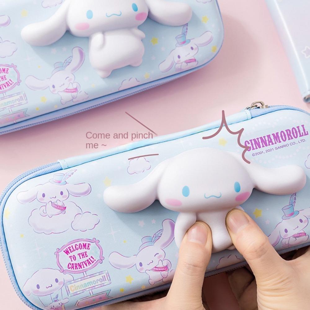 UUMIR Cinnamoroll Túi Đựng Bút Chì Sức Chứa Lớn In Họa Tiết Thỏ kuromi melody Dễ Thương Cho Nữ