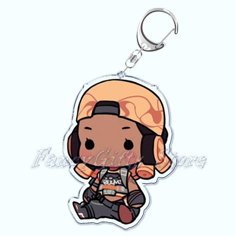 Móc khoá Cute Anime Valorant Chaveiro Cartoon PC Game in 2 mặt rõ nét Acrylic Phụ kiện trang trí