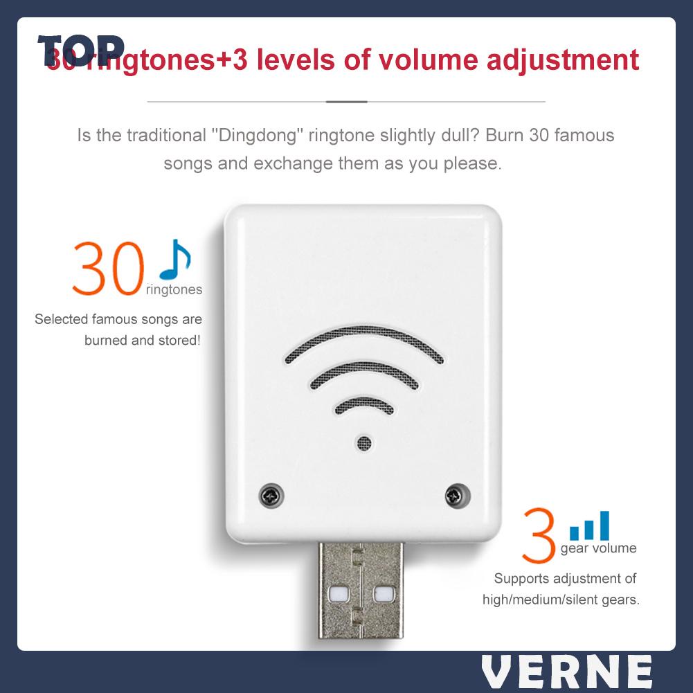 Chuông Cửa Thông Minh 433mhz Kết Nối usb