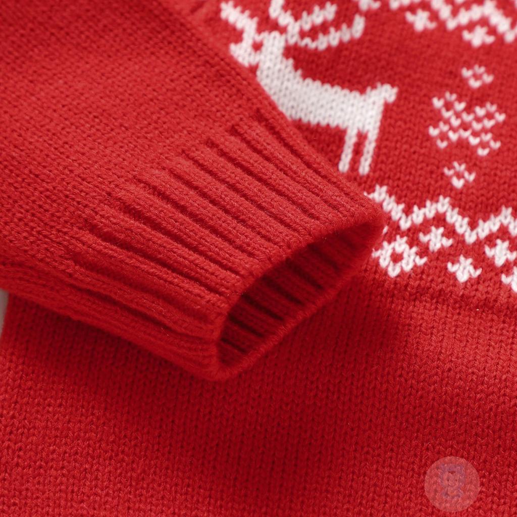 Laa6-áo sweater Dệt Kim Tay Dài Ấm Áp Cho Bé