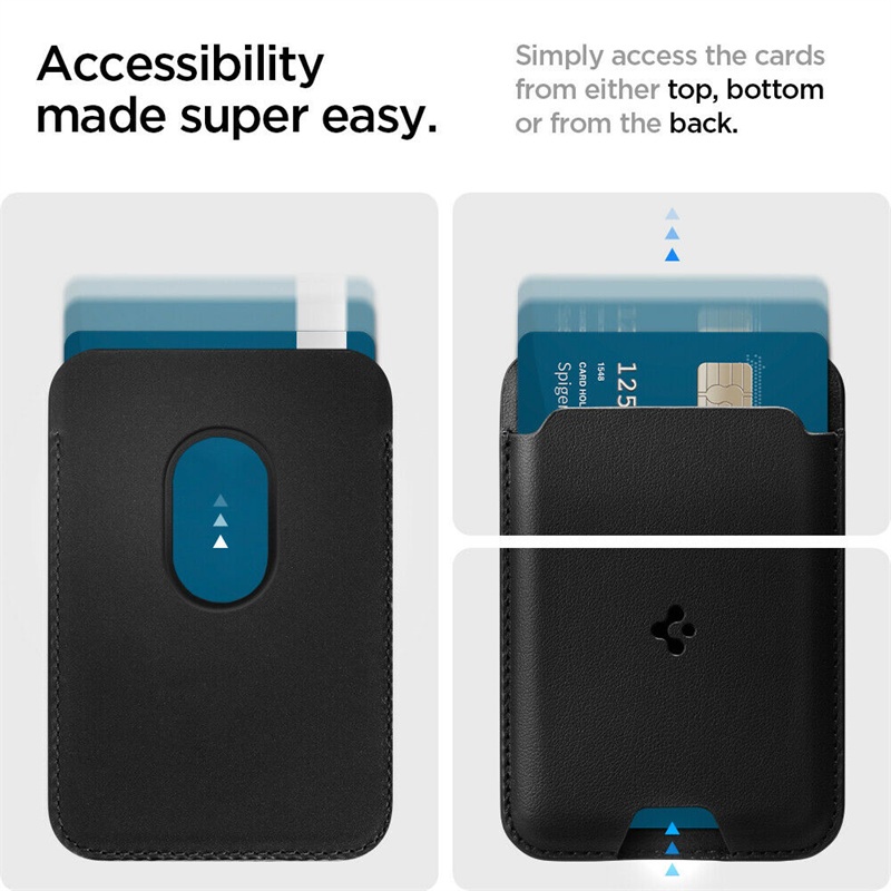 Spigen Bao Da Điện Thoại Có Ngăn Đựng Thẻ Cho iphone 13 14 pro max iphone 12 mini 14 plus