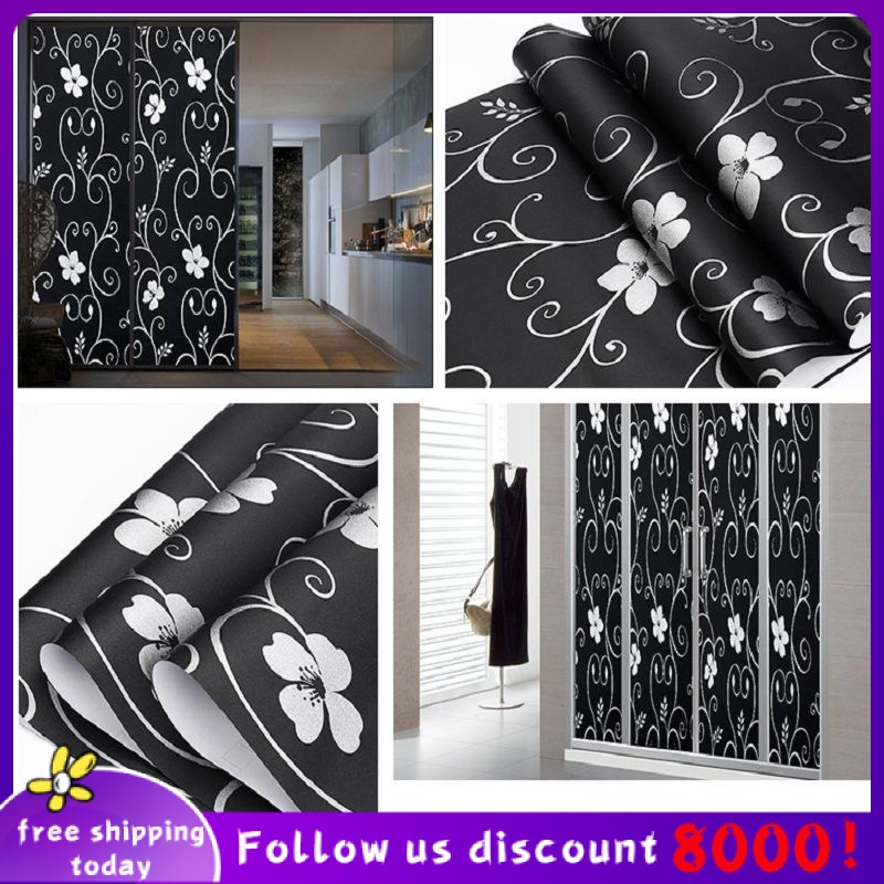 Full blackout black glass sticker self-adhesive paper easy to install opaque household sunscreen pri