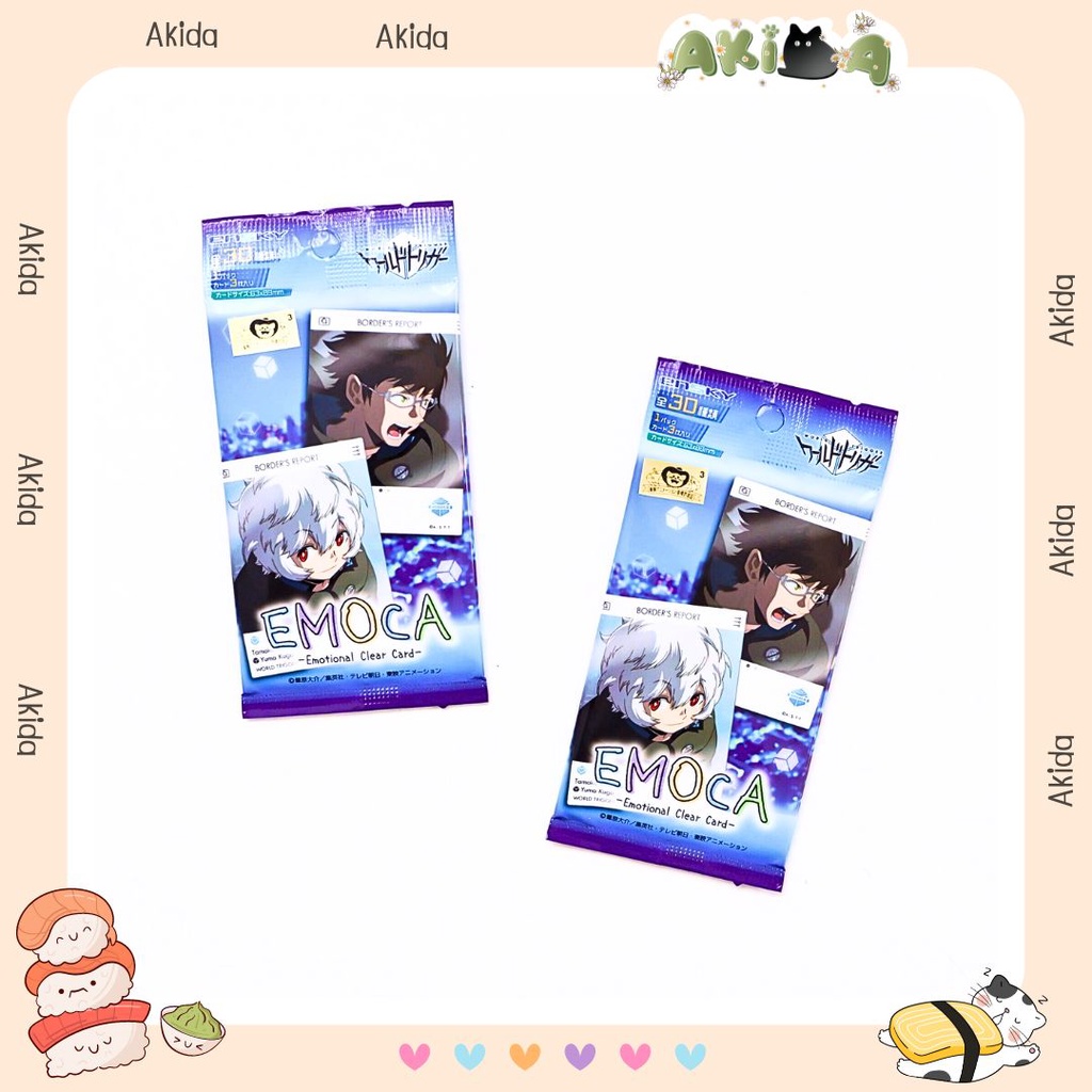 Pack random/thẻ nhân phẩm - emoca - world trigger