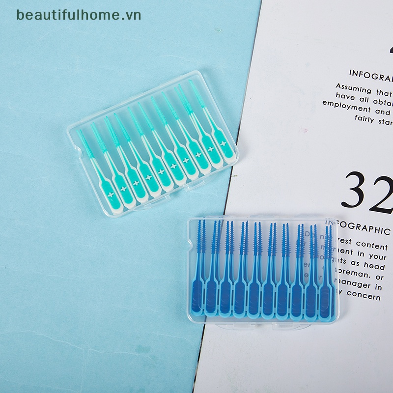 Set 20 Bàn Chải Đánh Răng Bằng silicone Tiện Dụng
