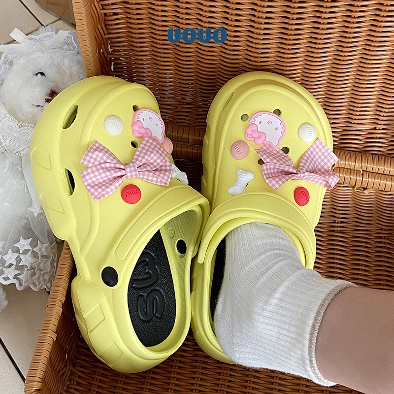 UOUO dép sandal nữ dép đi biển dép đế cao Thoải Mái Xinh Xắn  FDL2390QV2 37Z230912