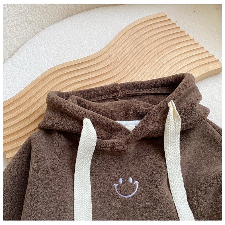 Áo Hoodie Thêu Họa Tiết Hoạt Hình Phong Cách Hàn Quốc Cho Bé Trai