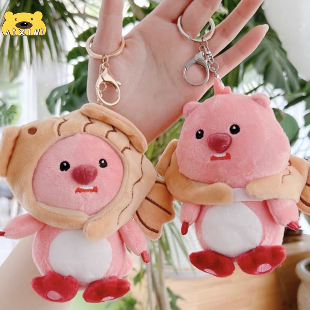 Móc Khóa Hình Thú Nhồi Bông 15cm Dễ Thương