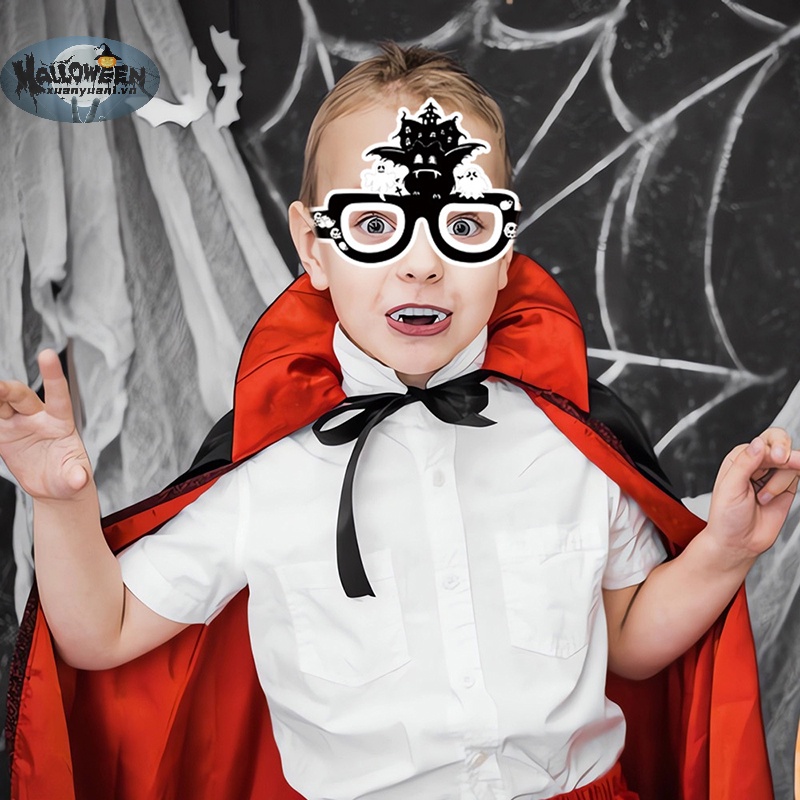 Set 8 Mắt Kính Hóa Trang halloween Cho Bé