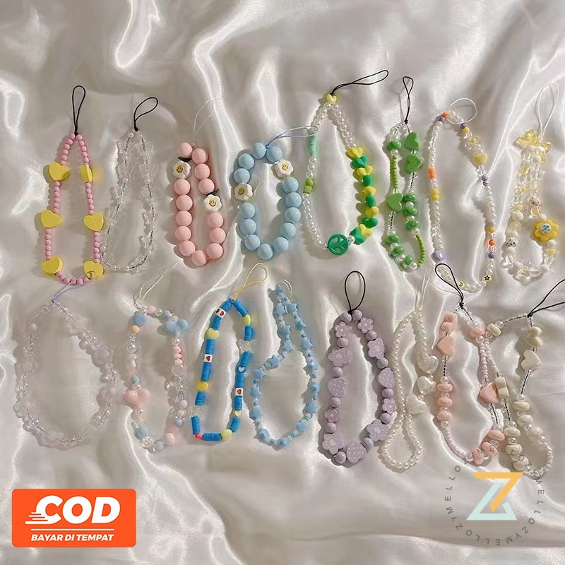 Thời Trang Dây Đeo Điện Thoại Bằng acrylic Hình Nơ / Trái Tim Đính Hạt Ngọc Trai Dễ Thương