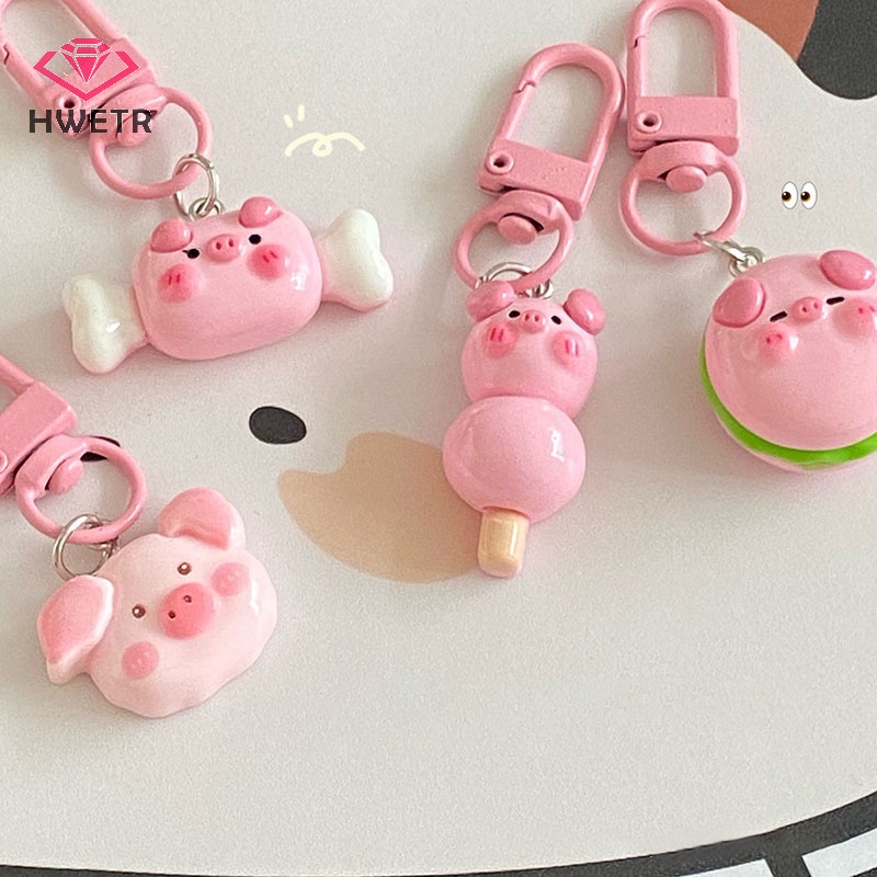 Móc Khóa Hình Heo Hồng Đáng Yêu Mới