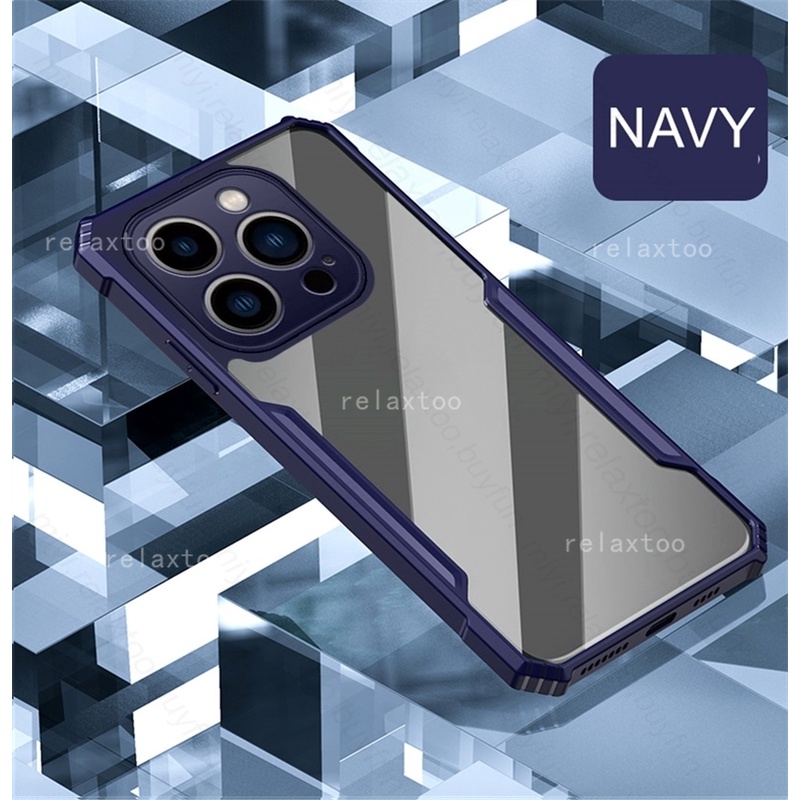Shockproof Clear Case For iPhone 15 Pro Max Plus 15Plus 15ProMax 5G 2023 Transparent Acrylic Phone Case For iPhone15 Soft TPU Silicone Camera Lens Protect Back Casing Cover