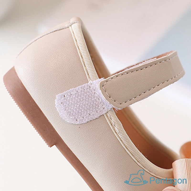 Giày Da Đế Mềm Chống Trượt Thoải Mái Dành Cho Bé Gái