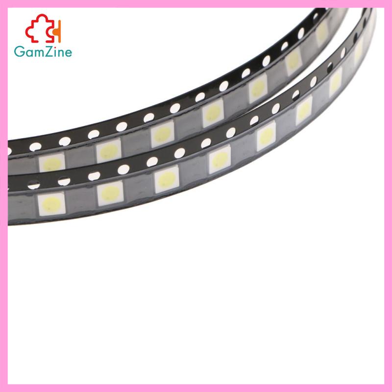 Set 100 Đèn led smd 3535 3v Ánh Sáng Trắng Dùng Để Trang Trí Nội Thất tv