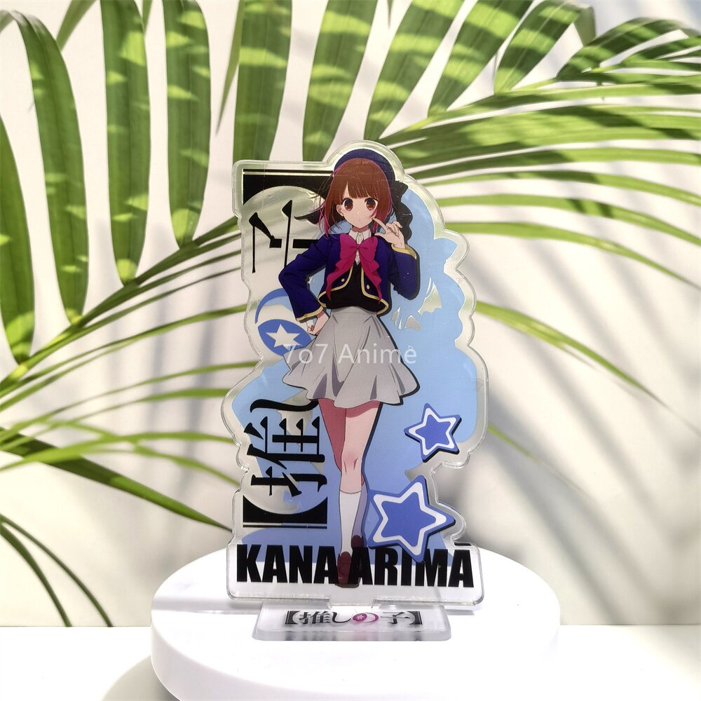 Mô hình Standee Anime OSHI NO KO Acrylic Hoshino Ai Akuamarin Rubii Arima Kana MEM CYO Kurokawa Akane phụ kiện trang trí