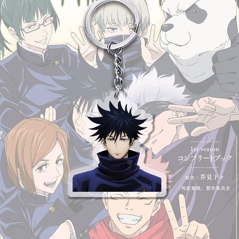 Móc khoá Jujutsu Kaisen Anime Fushiguro Megumi Gojo Satoru Acrylic Phụ kiện trang trí chibi cute