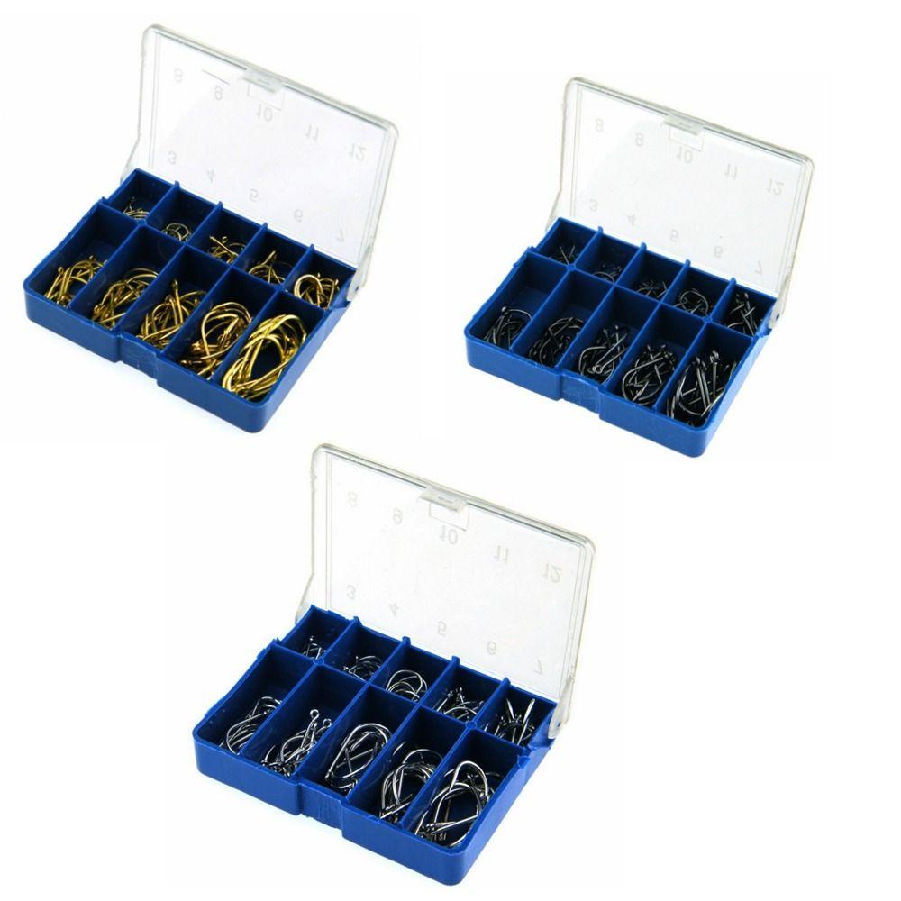 Set 100 Móc Câu Cá Chuyên Dụng #3-#12 Jining Móc Câu Cá Nước Ngọt Bền Bỉ Corosion Ngăn Chặn Cá carp