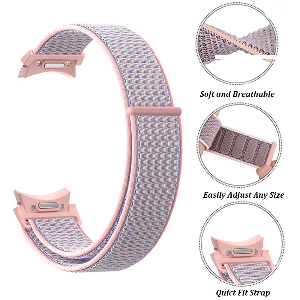 Dây nylon Thoáng Khí Thay Thế Cho Đồng Hồ Thông Minh samsung galaxy watch 6 classic 43 47mm 6 5 4 40 44mm