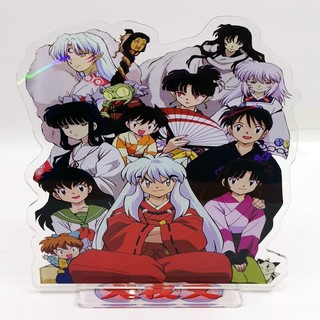 Mô hình Standee Anime Inuyasha Sesshoumaru Inuyasha Higurashi Kagome Sango Miroku decor góc học tập để bàn làm việc