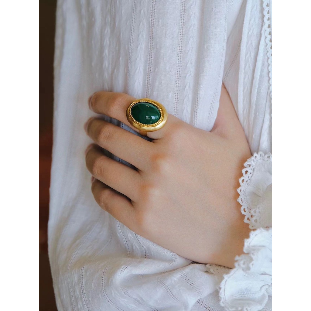 Nhẫn Thời Trang Phong Cách retro Độc Đáo