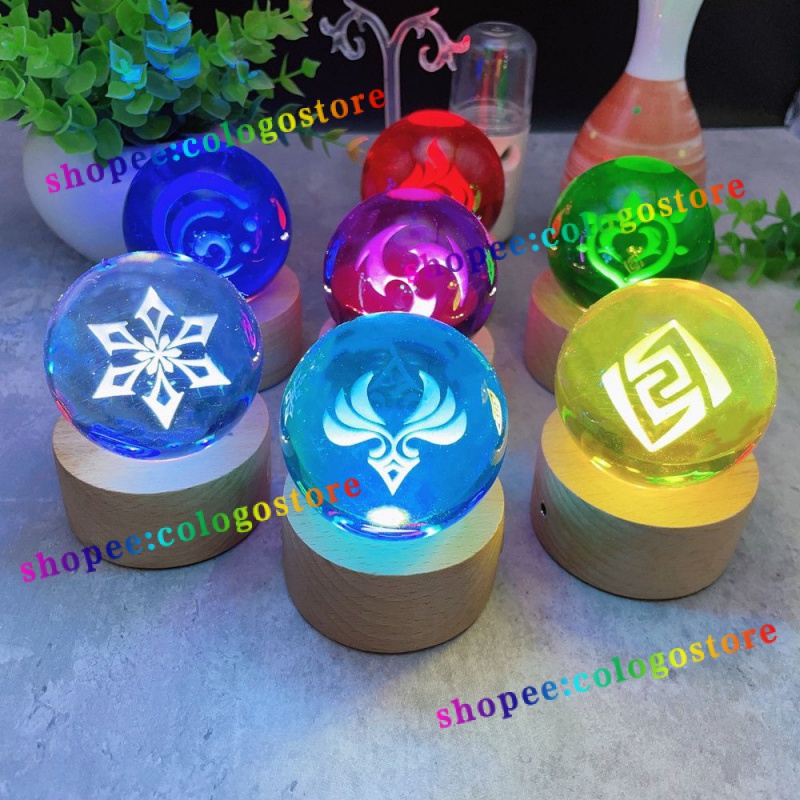 Genshin Quả Cầu Pha Lê Hóa Trang Nhân Vật Anime cryo Nendoroid