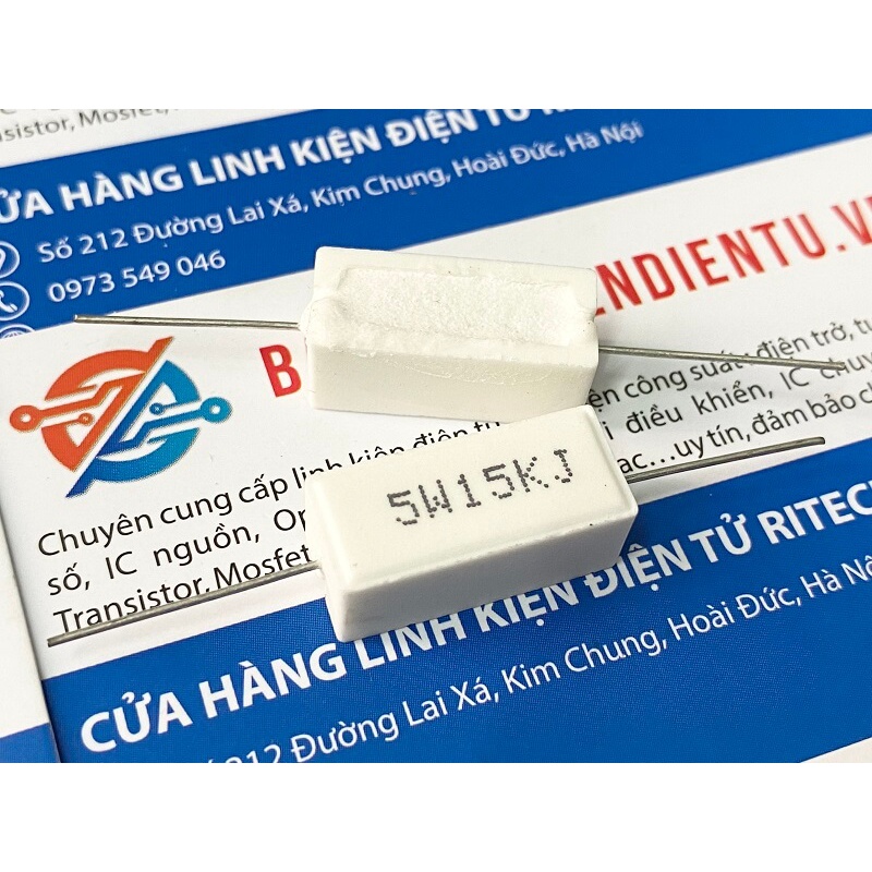 [Combo 10 chiếc] Điện trở sứ 5W 15K 5%