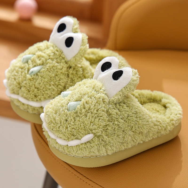 Dép cotton Đi Trong Nhà Đế Mềm Thời Trang Thu Đông Cho Bé Trai