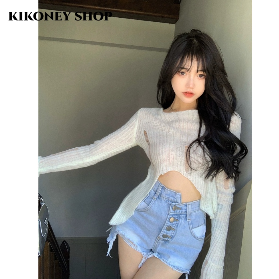 KIKONEY SHOP Áo Len áo khoác cardigan Dễ thương Popular Stylish Hàn Phong WMY2392SUP38Z230921
