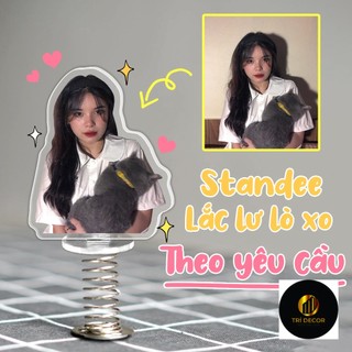 Standee lò xo lắc lư đáng yêu trong suốt đế dính trang trí in theo yêu cầu chibi wrighthanoi