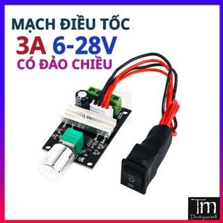 Mạch Điều Tốc Có Đảo Chiều Động cơ 6-28V 3A